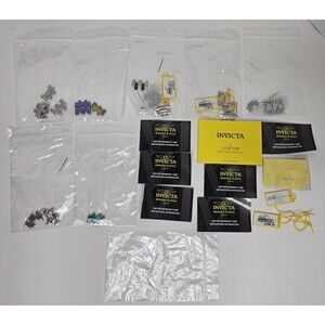 Invicta Watch Links Lot Spare Parts Manuals Tags